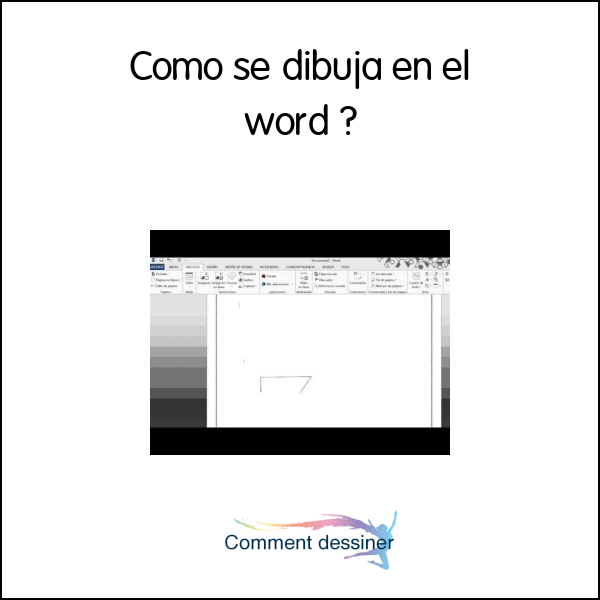 Como se dibuja en el word